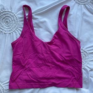 lululemon sonic pink align tank